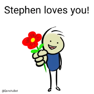 ❤️ emoji Stephen @Qonshubot Telegram sticker 8 of 31