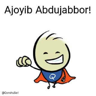 😎 emoji Abdujabbor @Qonshubot Telegram sticker 6 of 31
