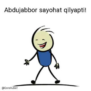 🚶‍♂️ emoji Abdujabbor @Qonshubot Telegram sticker 10 of 31