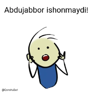 😱 emoji Abdujabbor @Qonshubot Telegram sticker 3 of 31