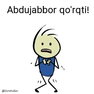😰 emoji Abdujabbor @Qonshubot Telegram sticker 15 of 31