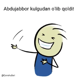 🤣 emoji Abdujabbor @Qonshubot Telegram sticker 23 of 31