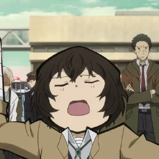 🔪 emoji Dazai^^ suni @FancyAnime Telegram sticker 12 of 99