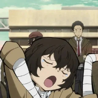 🔪 emoji Dazai^^ suni @FancyAnime Telegram sticker 9 of 99