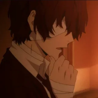 🔪 emoji Dazai^^ suni @FancyAnime Telegram sticker 2 of 99