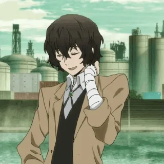 🔪 emoji Dazai^^ suni @FancyAnime Telegram sticker 21 of 99