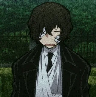🔪 emoji Dazai^^ suni @FancyAnime Telegram sticker 1 of 99