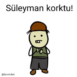 😰 emoji Süleyman @Qonshubot Telegram sticker 15 of 31
