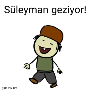 🚶‍♂️ emoji Süleyman @Qonshubot Telegram sticker 10 of 31