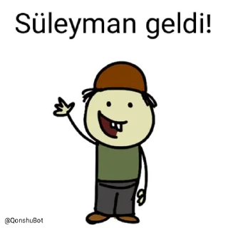 ✋️ emoji Süleyman @Qonshubot Telegram sticker 1 of 31
