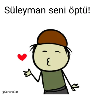 💋 emoji Süleyman @Qonshubot Telegram sticker 19 of 31