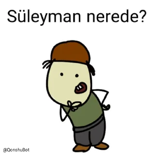 🤔 emoji Süleyman @Qonshubot Telegram sticker 5 of 31