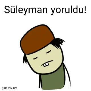 😣 emoji Süleyman @Qonshubot Telegram sticker 9 of 31