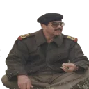 Sticker from Saddam hussein