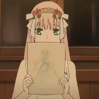 Sticker from Zero two-suni @FancyAnime