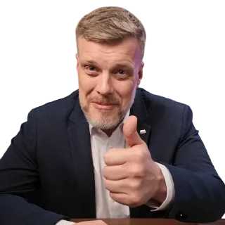 👍 emoji Silni Europejczycy Telegram sticker 11 of 11