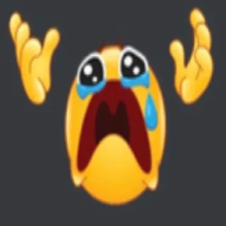 😭 emoji Çirûsk packet Telegram sticker 5 of 88