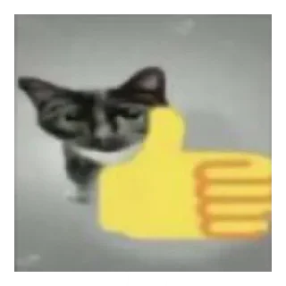 👍 emoji 𝓕𝓻𝓮𝓪𝓴𝔂 Telegram sticker 21 of 41