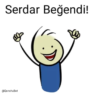 👍 emoji Serdar @Qonshubot Telegram sticker 20 of 31