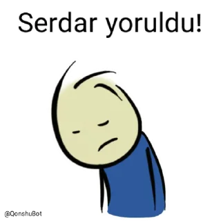 😣 emoji Serdar @Qonshubot Telegram sticker 9 of 31