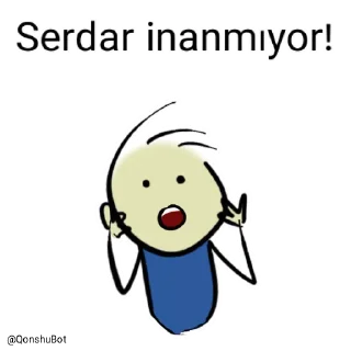 😱 emoji Serdar @Qonshubot Telegram sticker 3 of 31