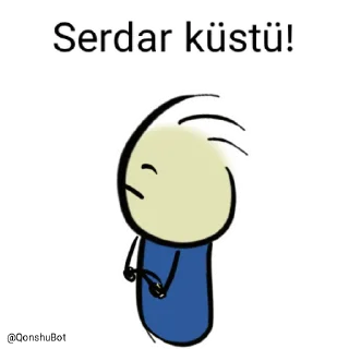 😒 emoji Serdar @Qonshubot Telegram sticker 13 of 31