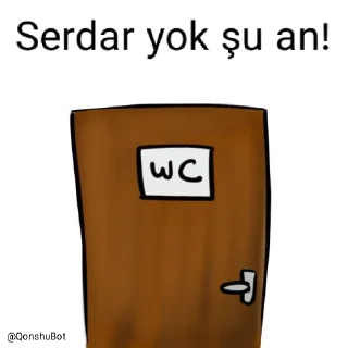 🚽 emoji Serdar @Qonshubot Telegram sticker 22 of 31