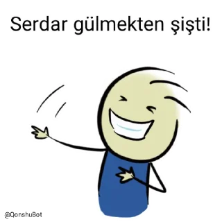 🤣 emoji Serdar @Qonshubot Telegram sticker 23 of 31