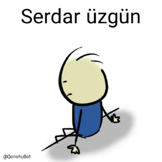 😓 emoji Serdar @Qonshubot Telegram sticker 11 of 31