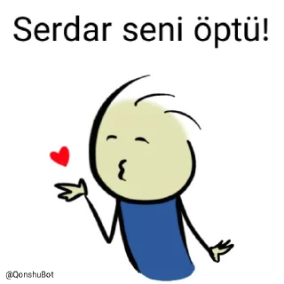 💋 emoji Serdar @Qonshubot Telegram sticker 19 of 31