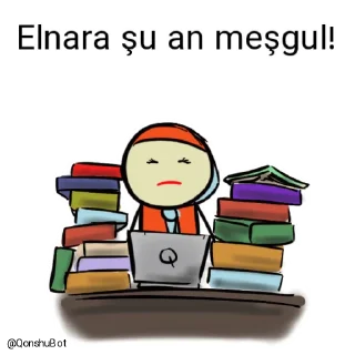 😖 emoji Elnara @Qonshubot Telegram sticker 24 of 31