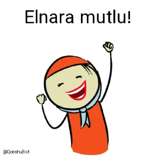 😄 emoji Elnara @Qonshubot Telegram sticker 12 of 31