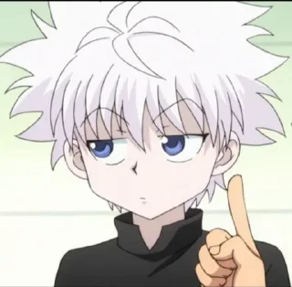 ⚡️ emoji Killua zoldyck @Jigoku_otakus Telegram sticker 1 of 67