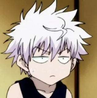 ⚡️ emoji Killua zoldyck @Jigoku_otakus Telegram sticker 19 of 67