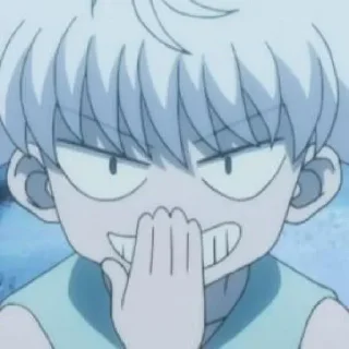 ⚡️ emoji Killua zoldyck @Jigoku_otakus Telegram sticker 17 of 67