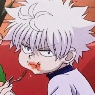 ⚡️ emoji Killua zoldyck @Jigoku_otakus Telegram sticker 13 of 67