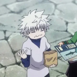 🛹 emoji Killua zoldyck @Jigoku_otakus Telegram sticker 18 of 67