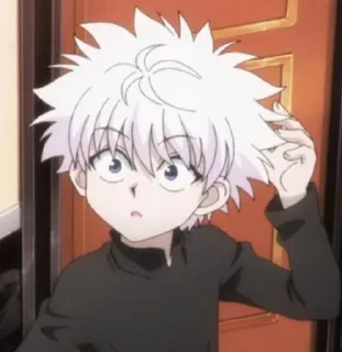 ⚡️ emoji Killua zoldyck @Jigoku_otakus Telegram sticker 5 of 67