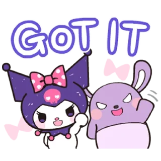 Sticker from Kuromi- Cute & Stylish @Nekostickerss