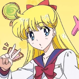 🌟 emoji ✧ Minako Aino ◉ @KesitoMania Telegram sticker 9 of 110