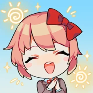 🤩 emoji DDLC by @DDLChent Telegram sticker 22 of 29