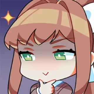 🤩 emoji DDLC by @DDLChent Telegram sticker 5 of 29