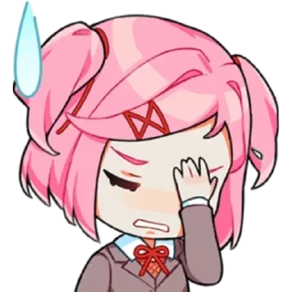 🤩 emoji DDLC by @DDLChent Telegram sticker 16 of 29