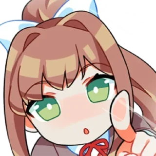 🤩 emoji DDLC by @DDLChent Telegram sticker 8 of 29