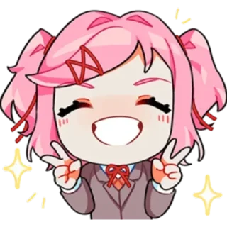 🤩 emoji DDLC by @DDLChent Telegram sticker 12 of 29