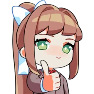 🤩 emoji DDLC by @DDLChent Telegram sticker 9 of 29