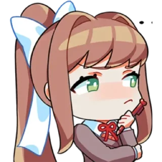🤩 emoji DDLC by @DDLChent Telegram sticker 11 of 29