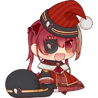 Sticker from ⌜ Marine 💛❤ ⌟ ᨒ @KurumiFan ⛩️