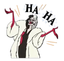 😆 emoji Disney Villains Telegram sticker 14 of 41