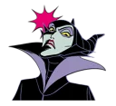 😨 emoji Disney Villains Telegram sticker 8 of 41